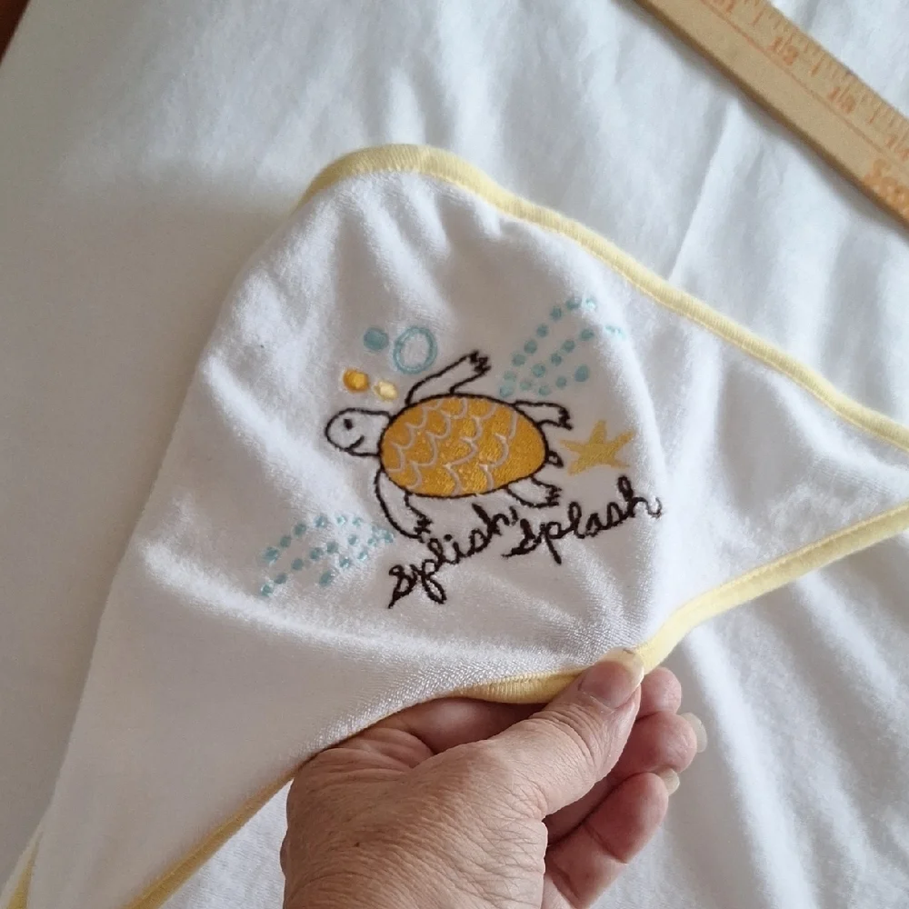 Circo Baby Hooded Towel with Turtle Design